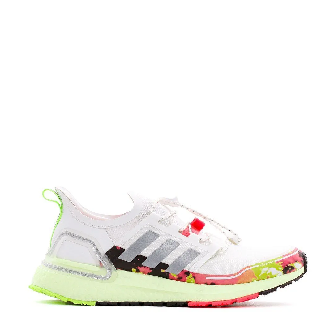 Heat Free Adidas Running Women Ultra Boost C.RDY White Green Pink Ultraboost FV6995