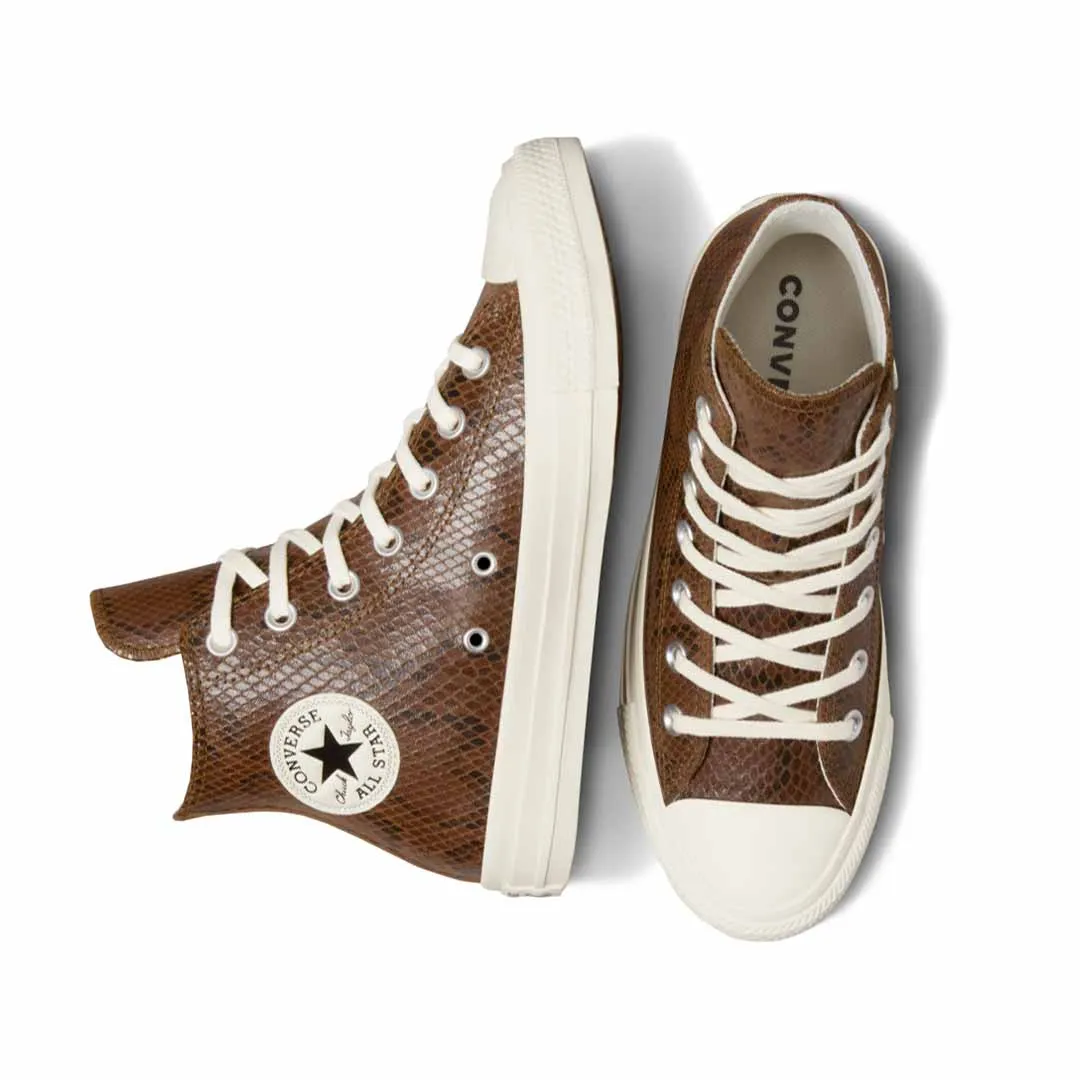 Converse - Women's Chuck Taylor All Star Snakeskin High Top Shoes (A13393C) Sturdy Build Travel Light