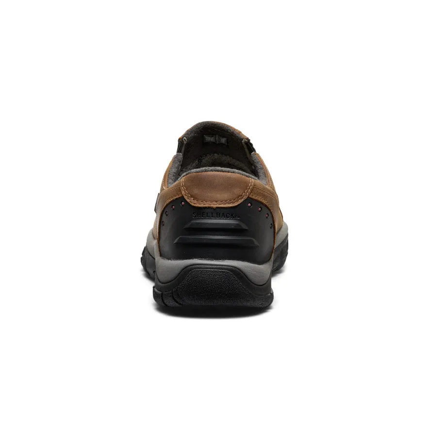Air Circulation System Comfy Feel Men's Brixen Waterproof Shoe Wide  |  Slate Black/Madder Brown