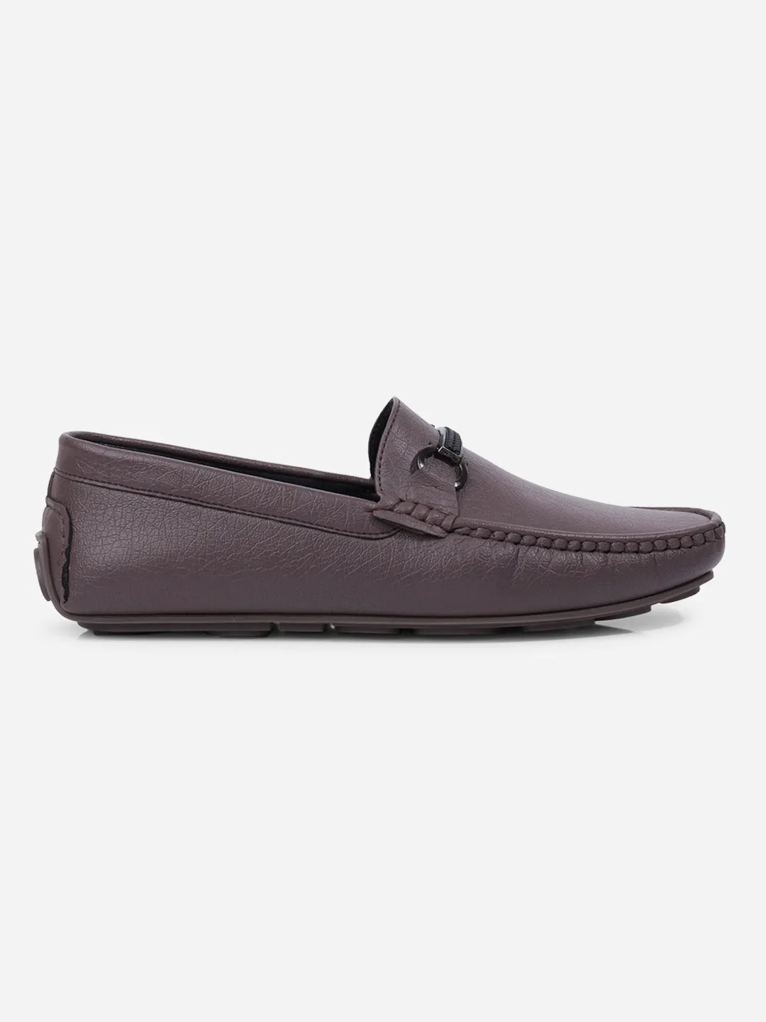 Men's Grey Moc Toe Buckle Loafer (IX4111) Ventilated Mesh Sunny Walks Urban Style