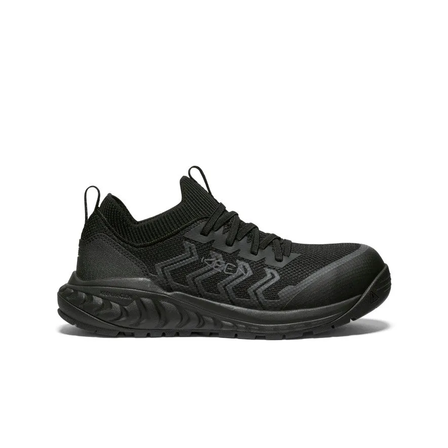Women's Arvada Shift Work Sneaker (Carbon Toe)  |  Black/Magnet Soft Insole