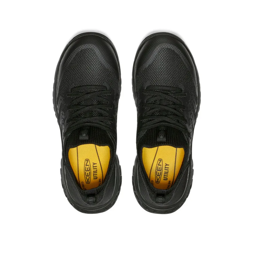 Women's Arvada Shift Work Sneaker (Carbon Toe)  |  Black/Magnet Streamlined Shape