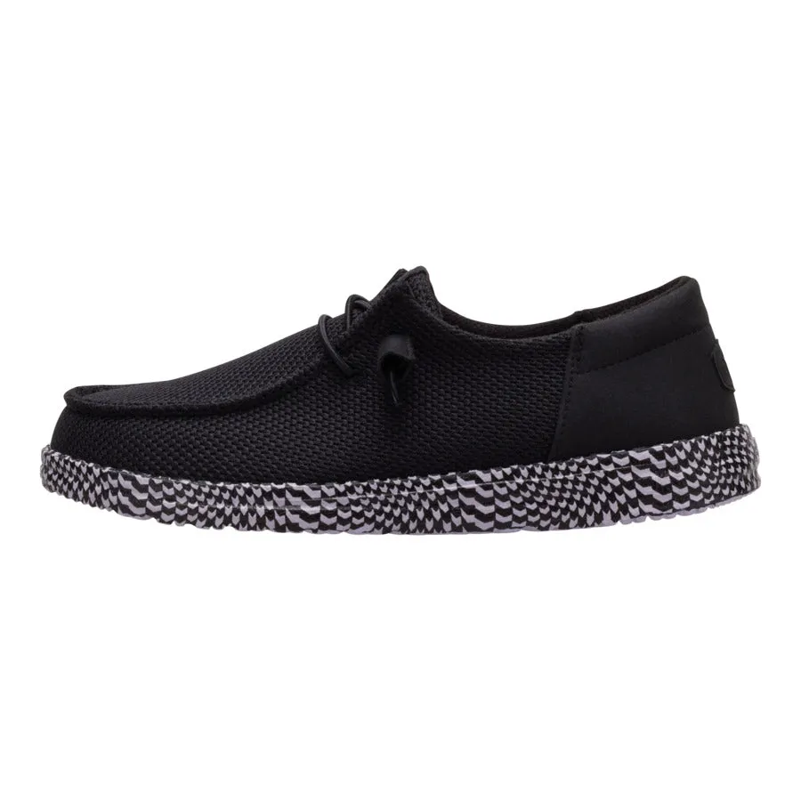 Wendy Funk Warped Geo - Black/Lilac Cotton Touch