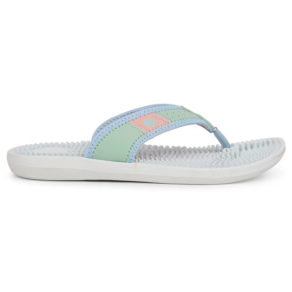 Smooth Soles Move Bold A-HA Sky Blue Casual Slipper For Women ACUPLUS-2 By Liberty