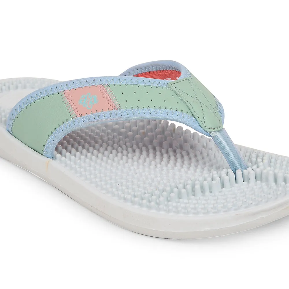 A-HA Sky Blue Casual Slipper For Women ACUPLUS-2 By Liberty Comfort Walk Earth Mood