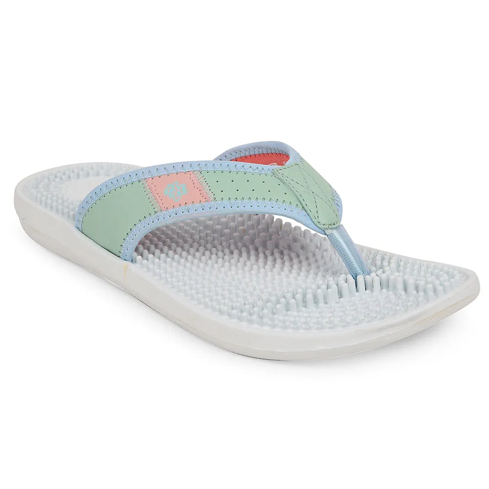 A-HA Sky Blue Casual Slipper For Women ACUPLUS-2 By Liberty Cold Safe Ring Walk