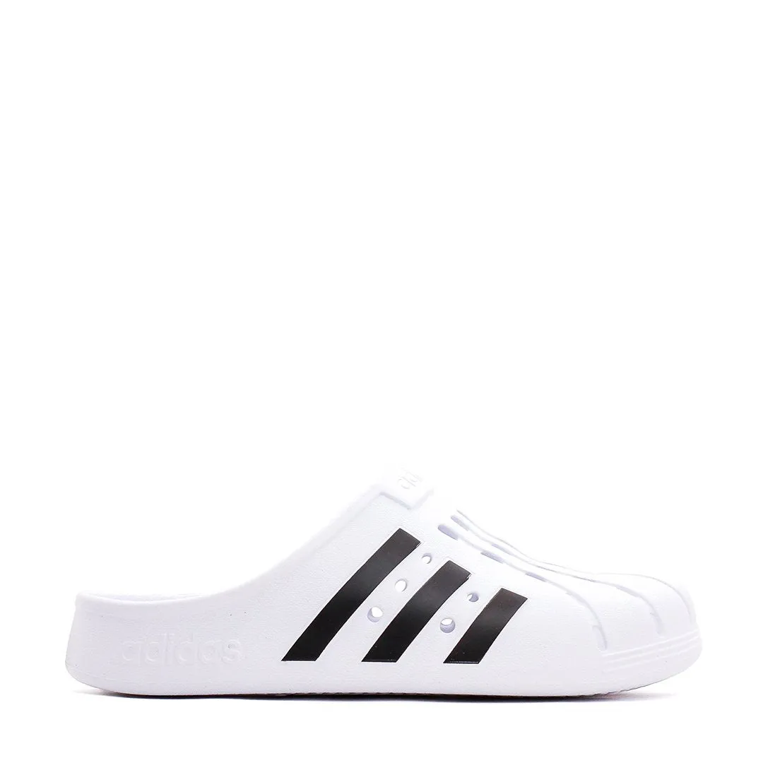 Adidas Originals Adilette Clog White Black FY8970 Adult Ease Urban Style