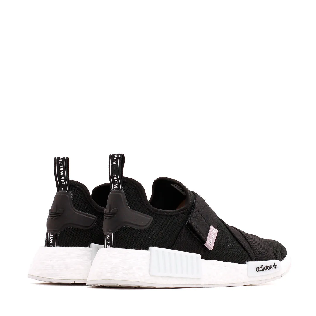 Adidas Originals Women NMD R1 Boost Black White GW5698 Joy Mood Comfort Strap