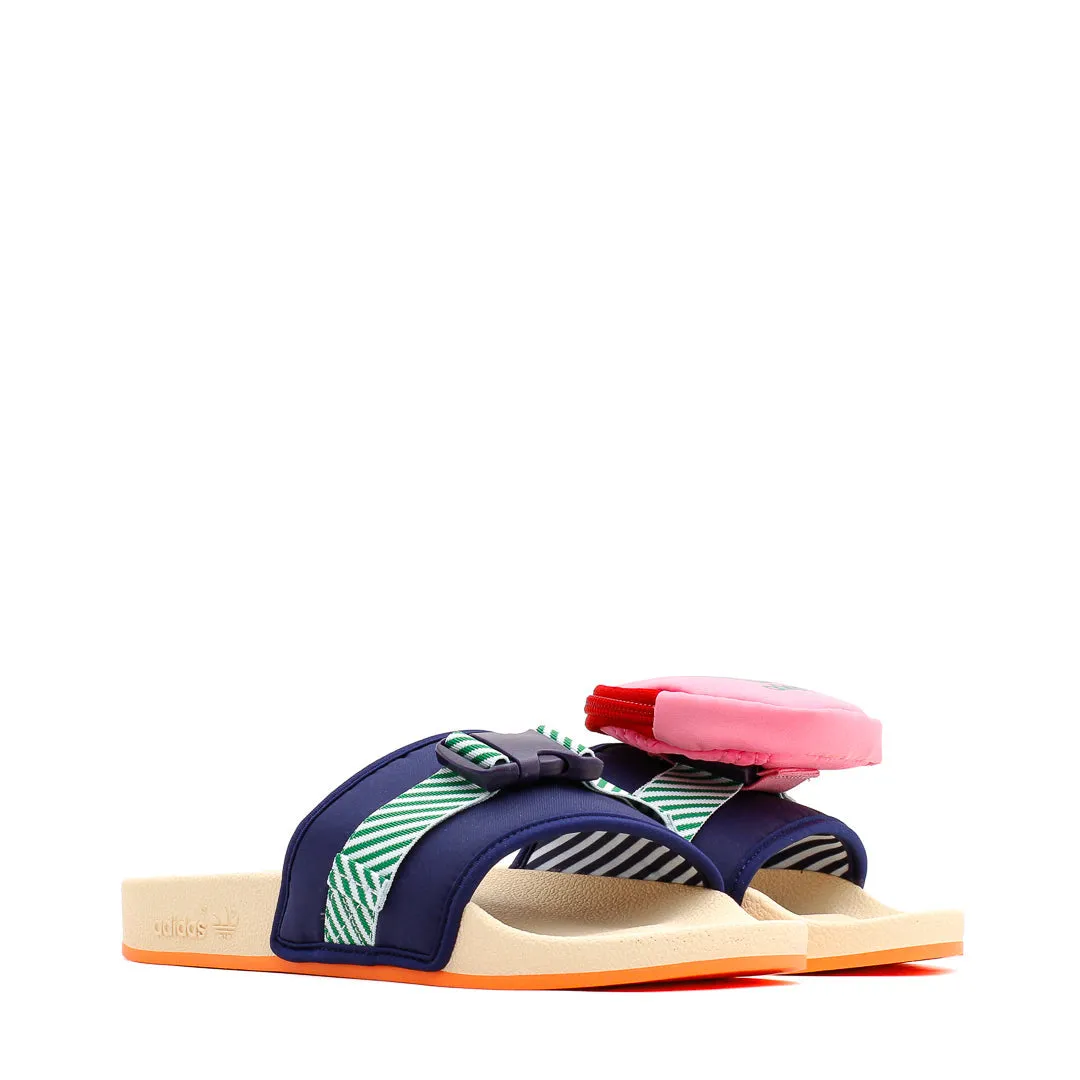 Adjustable Straps Tech Knit Adidas Originals Women Pouchylette Pink Blue GW9782