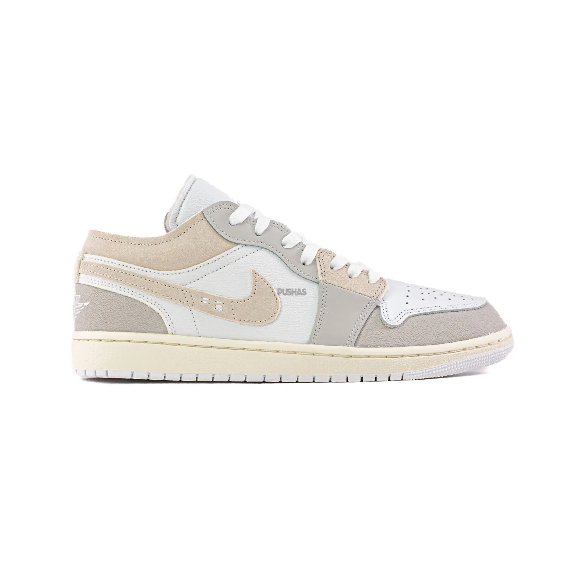 Foam Lining Trail Running Flexible Fit Busy Professionals Air Jordan 1 Low SE Craft 'Inside Out Tech Grey' (2023)