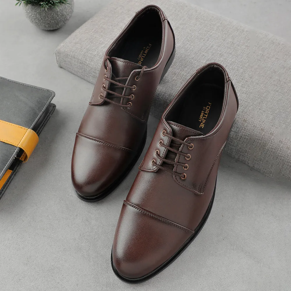 Vintage Craft Fortune Brown Lacing Formal Oxford Shoes For Men HML-13E By Liberty