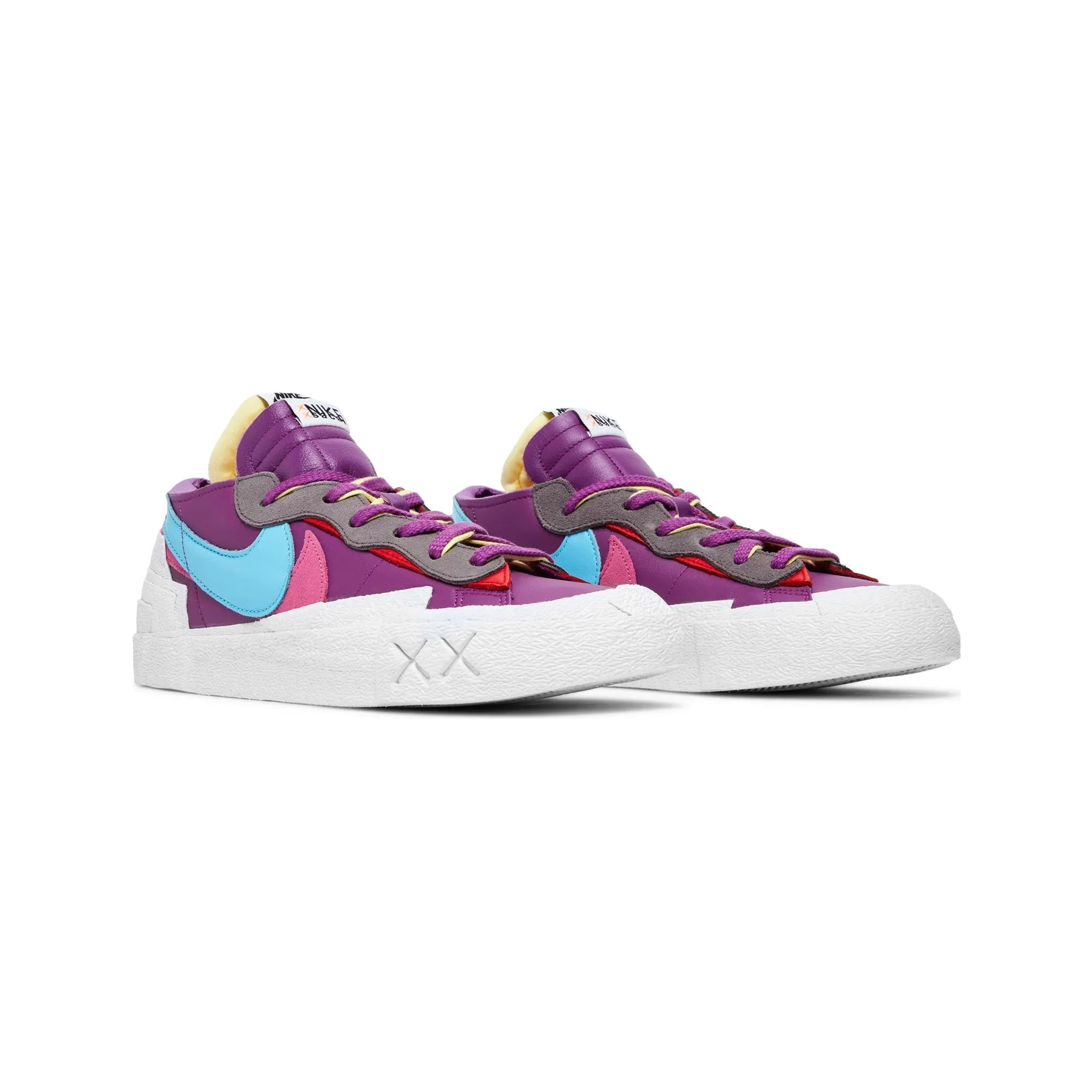 Nike Blazer Low Sacai KAWS 'Purple Dusk' (2021) Match Fit Park Step