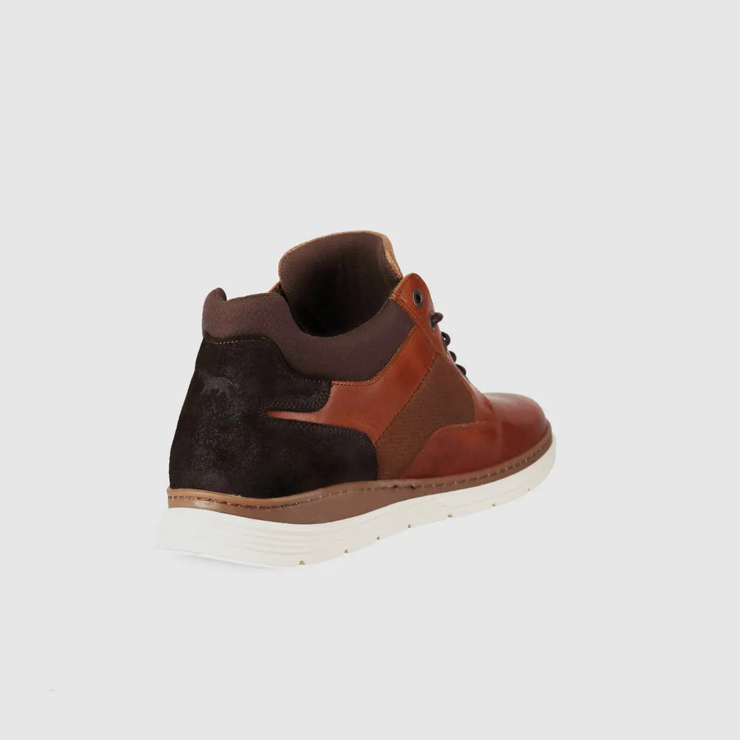 Molded Heel Cup Hybrid style Banff Casual Shoes Cognac