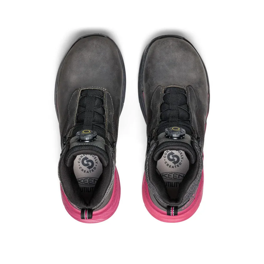 Instant Slip Sandal Style Women's Snapline RF Waterproof Boot (Carbon Toe)  |  Magnet/Black