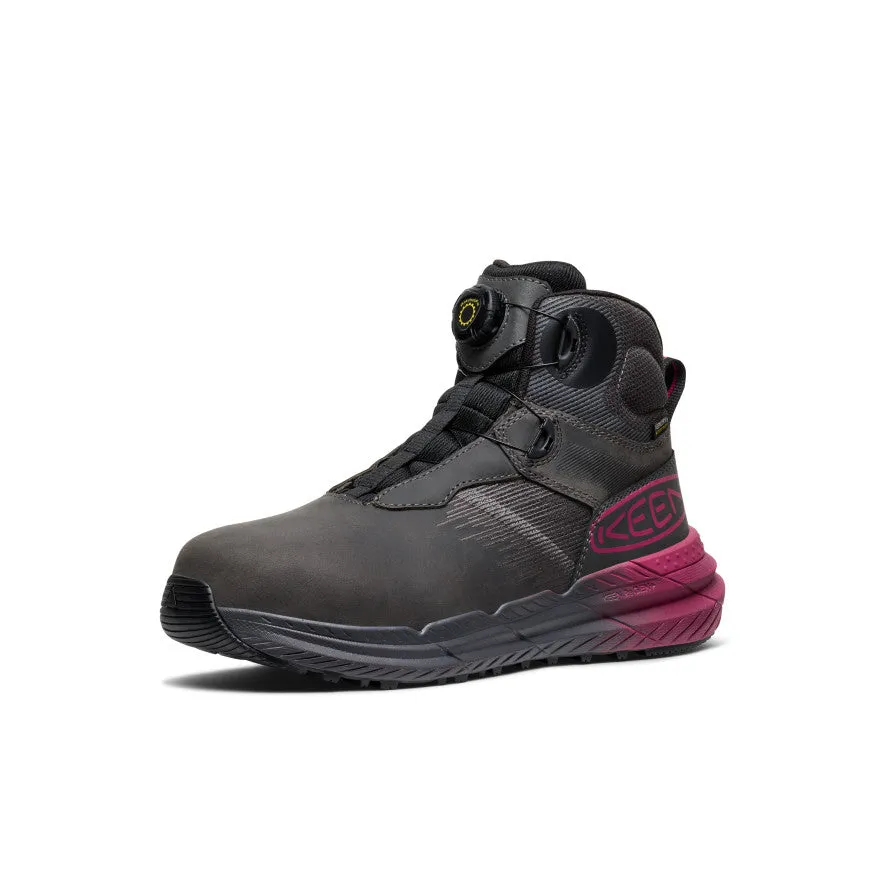 Pure Black Women's Snapline RF Waterproof Boot (Carbon Toe)  |  Magnet/Black