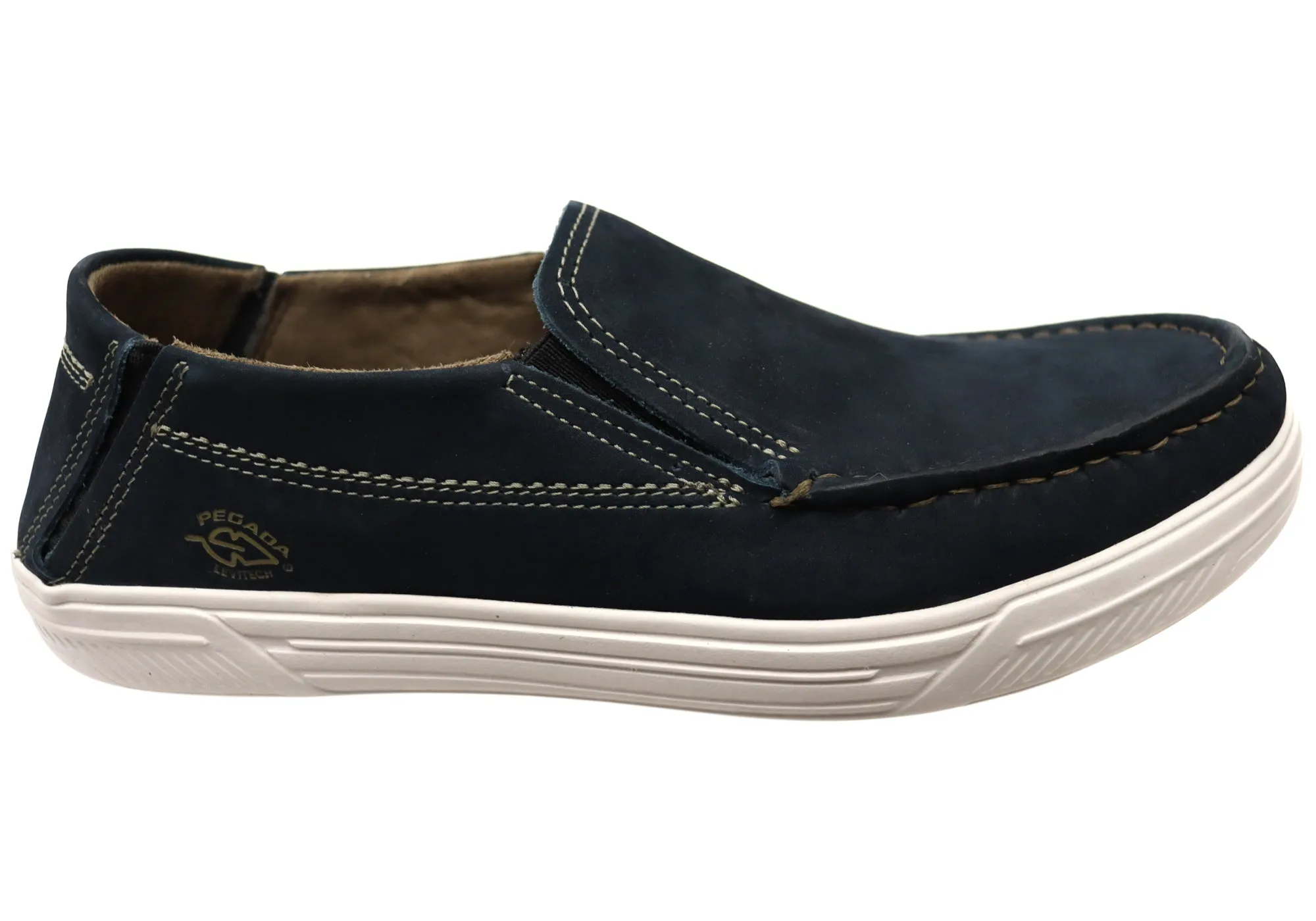 Ultra Run Stable Support Pegada Rye Mens Comfortable Brazilian Leather Slip On Casual Shoes