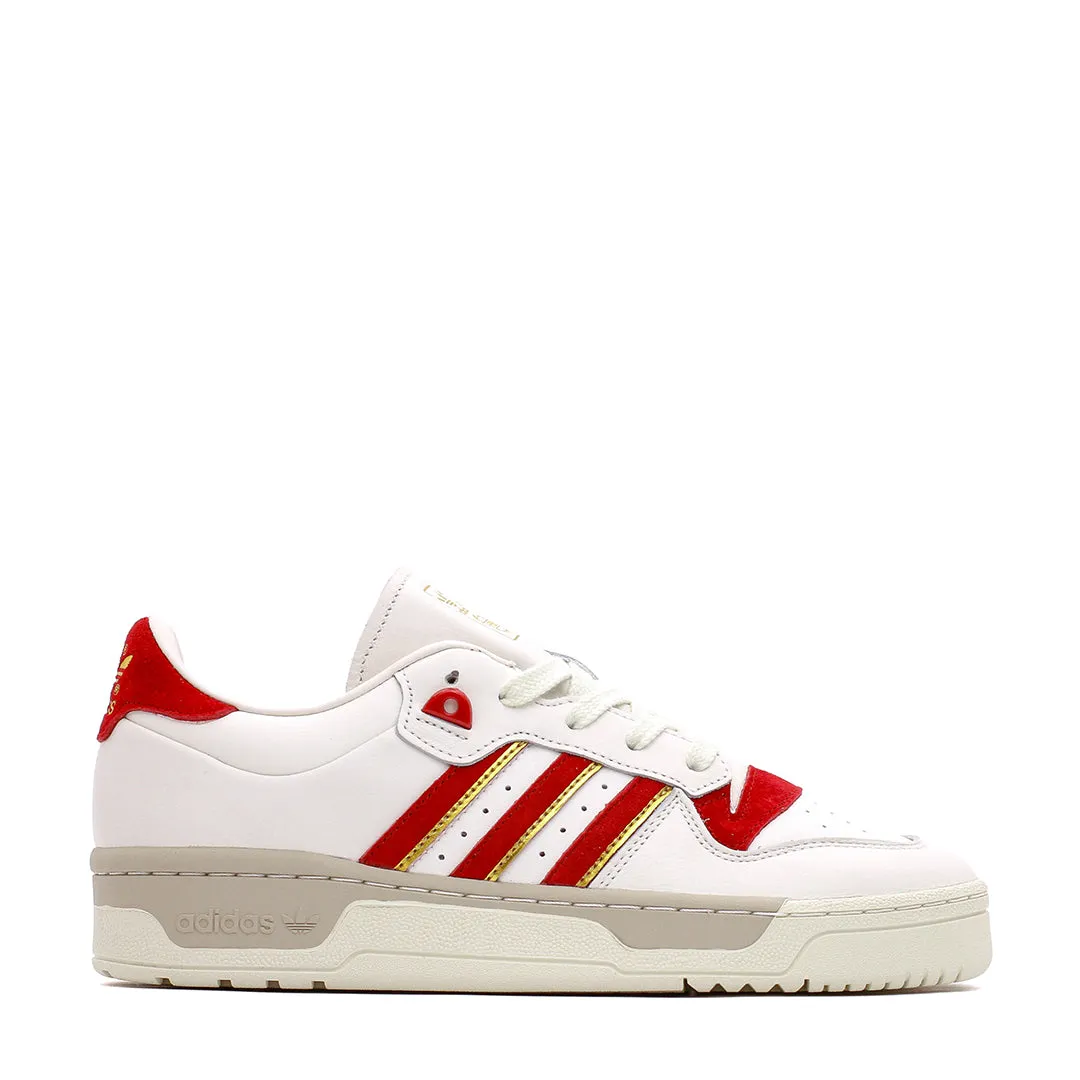 Ultra Light Urban Walkers Ergonomic Travel Enthusiasts Adidas Originals Men Rivalry 86 Low White Red IF6263