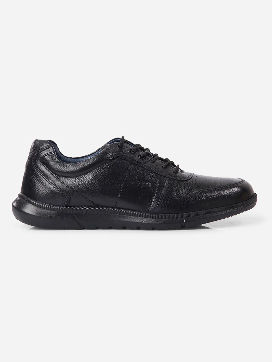 Men Black Casual Lace Up Leather Sneaker  (ID1193) Comfortable Design Linen Air