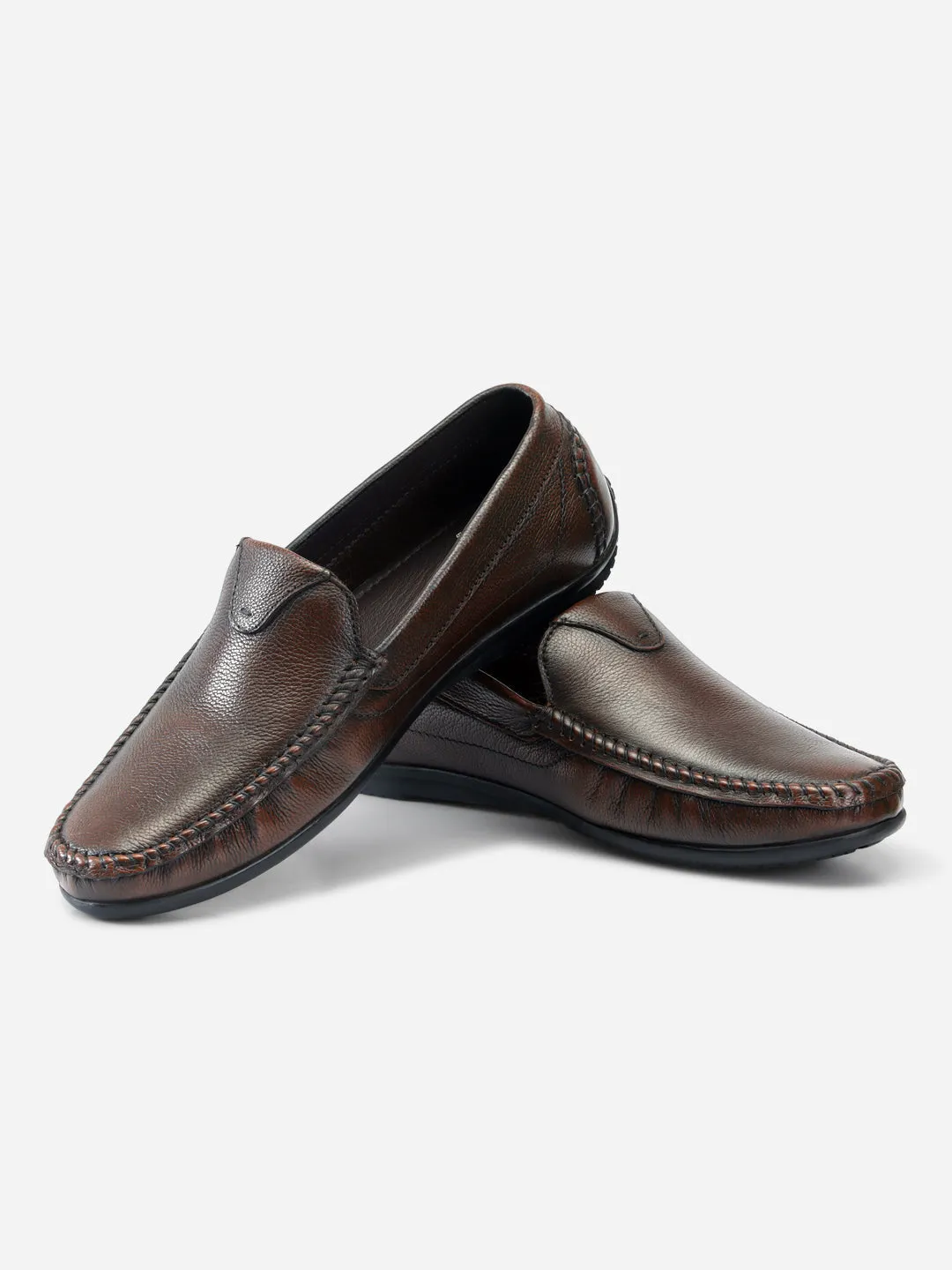 Men's Brown Comfort Fit Loafer (ID1096) Stone Glam