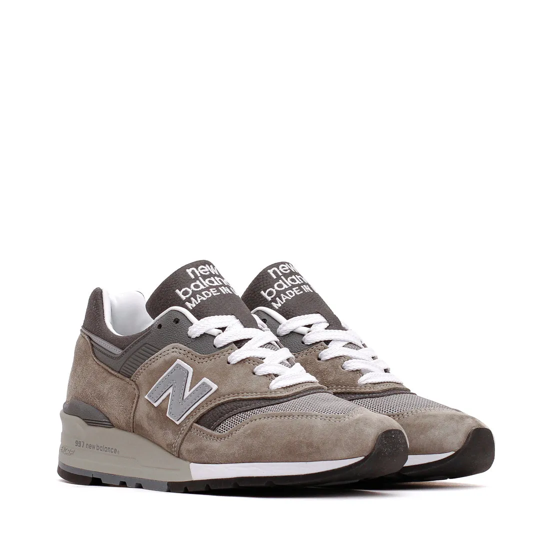 New Balance Unisex MADE in USA 997 Gray U997GY Storm Guard Comfort arch