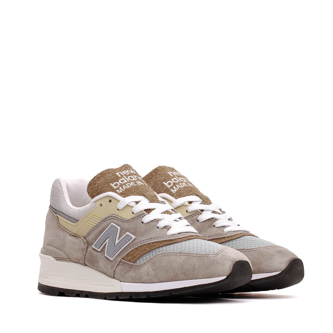 Pool Time Fast Run New Balance Unisex Made in USA 997 Light Mushroom U997MG