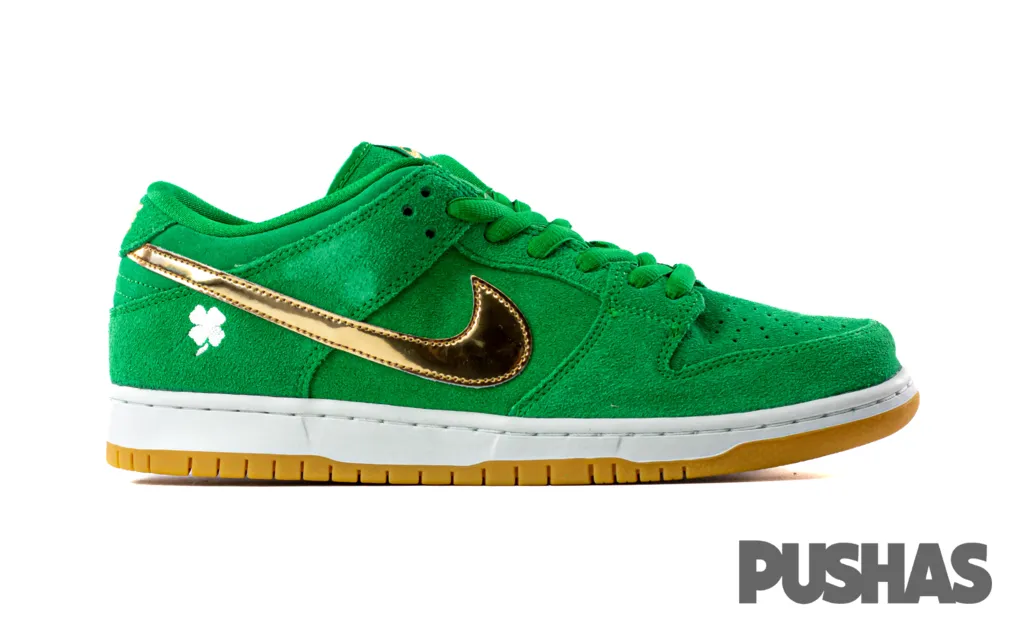 SB Dunk Low Pro 'St. Patrick's Day' (2022) mesh construction