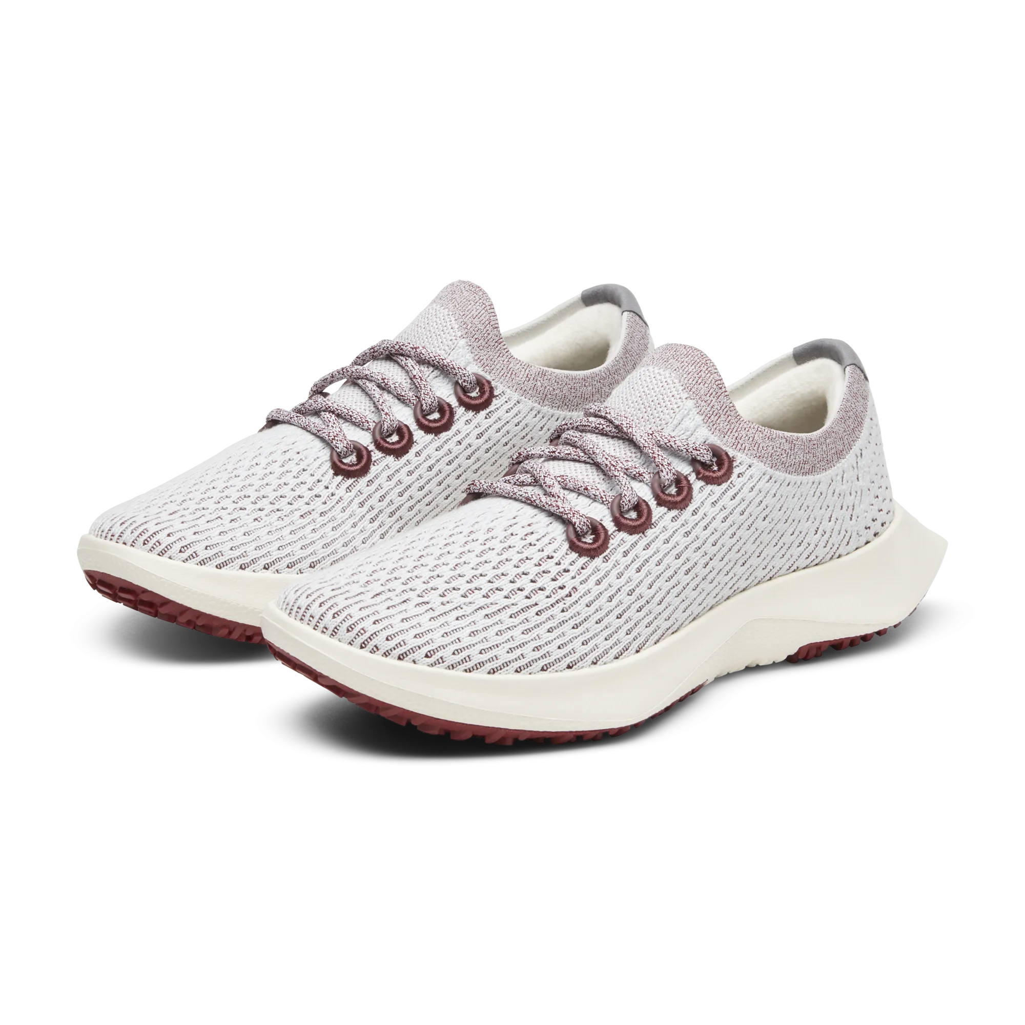 Women's Tree Dasher 2 - Blizzard/Thunder Red (Natural White Sole) Adaptive Technology Midsole Cushion