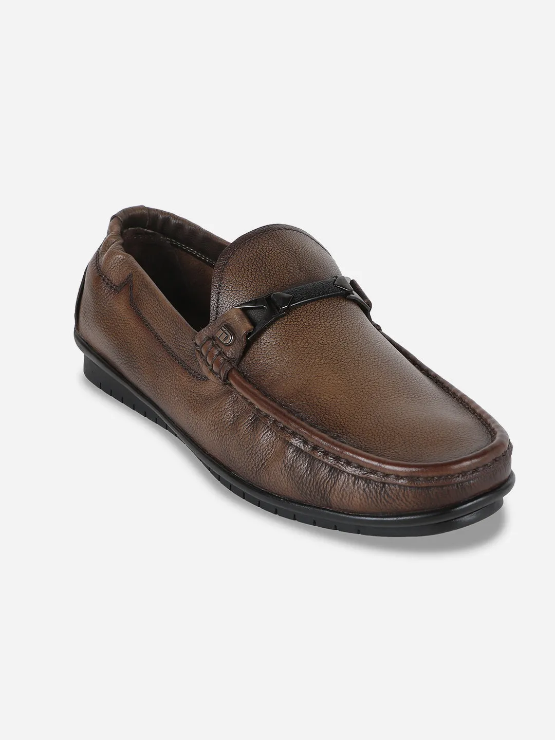 Men's Tan All Day Comfort Casual Loafer (ID1060) Active Day Wide Base