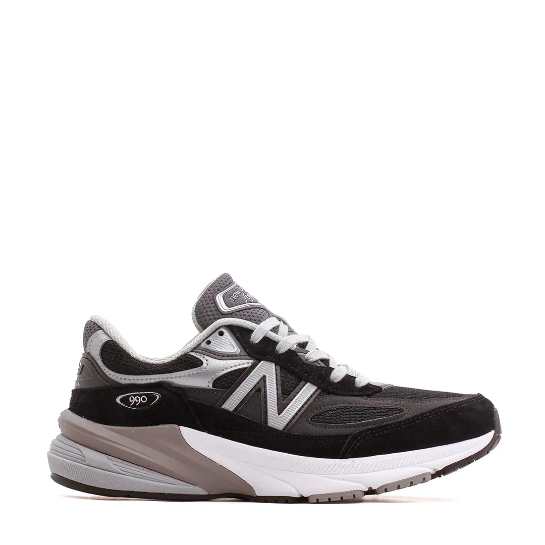 Adult Ease Breathable Upper New Balance Women 990v6 Black Made In USA W990BK6