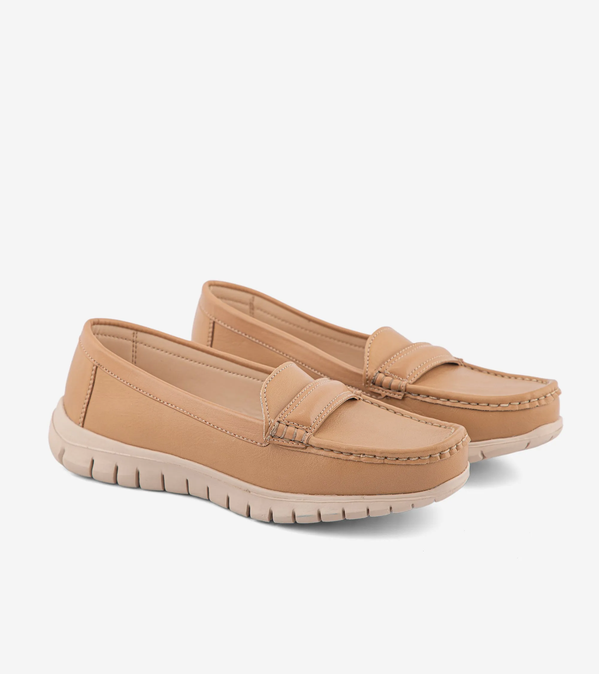 Women's Moccasins US-DY-4305 Soft Sole Fashion Ease