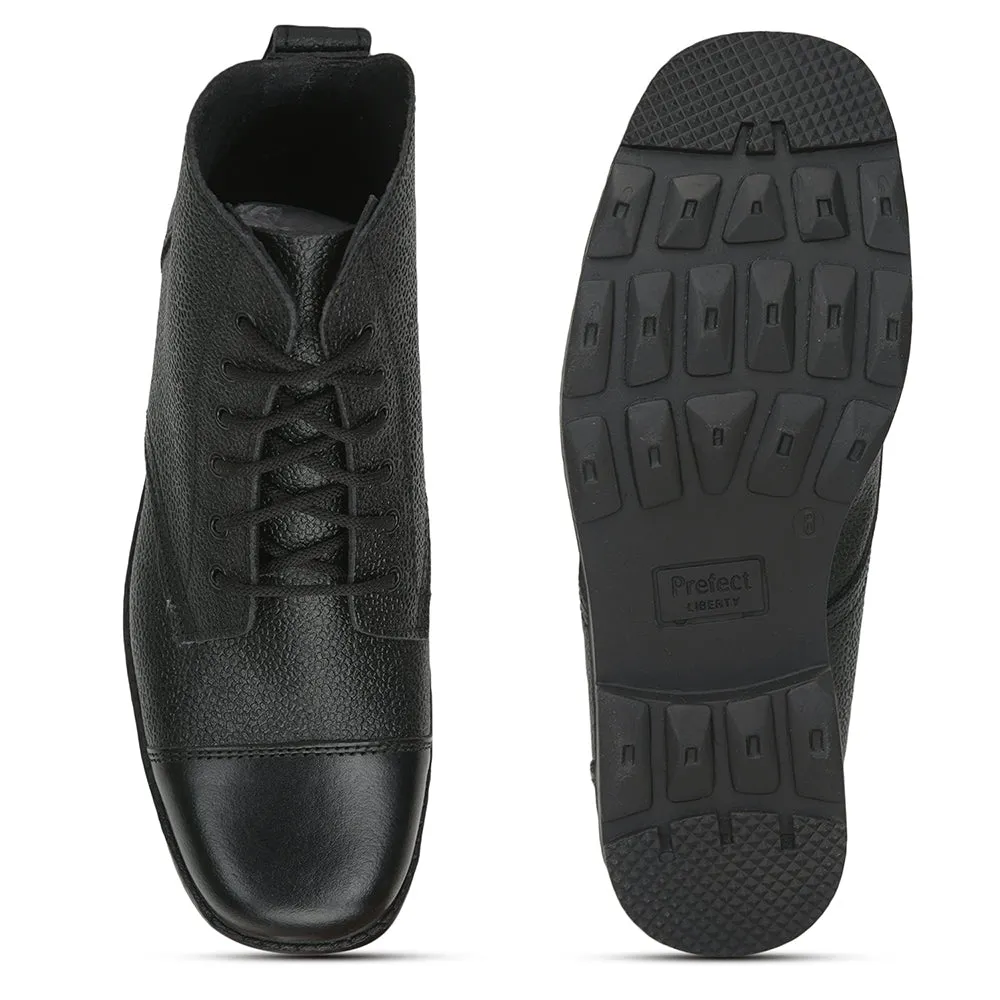 Line Pace Prefect Formal Black Lace Up Shoes For Men 8131-11SEV By Liberty