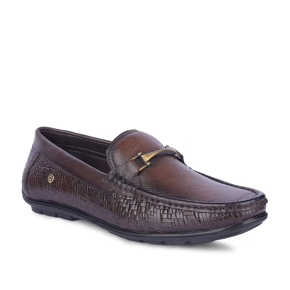 Healers By Liberty Mens OSL-49 Brown Formal Loafers Light Balance