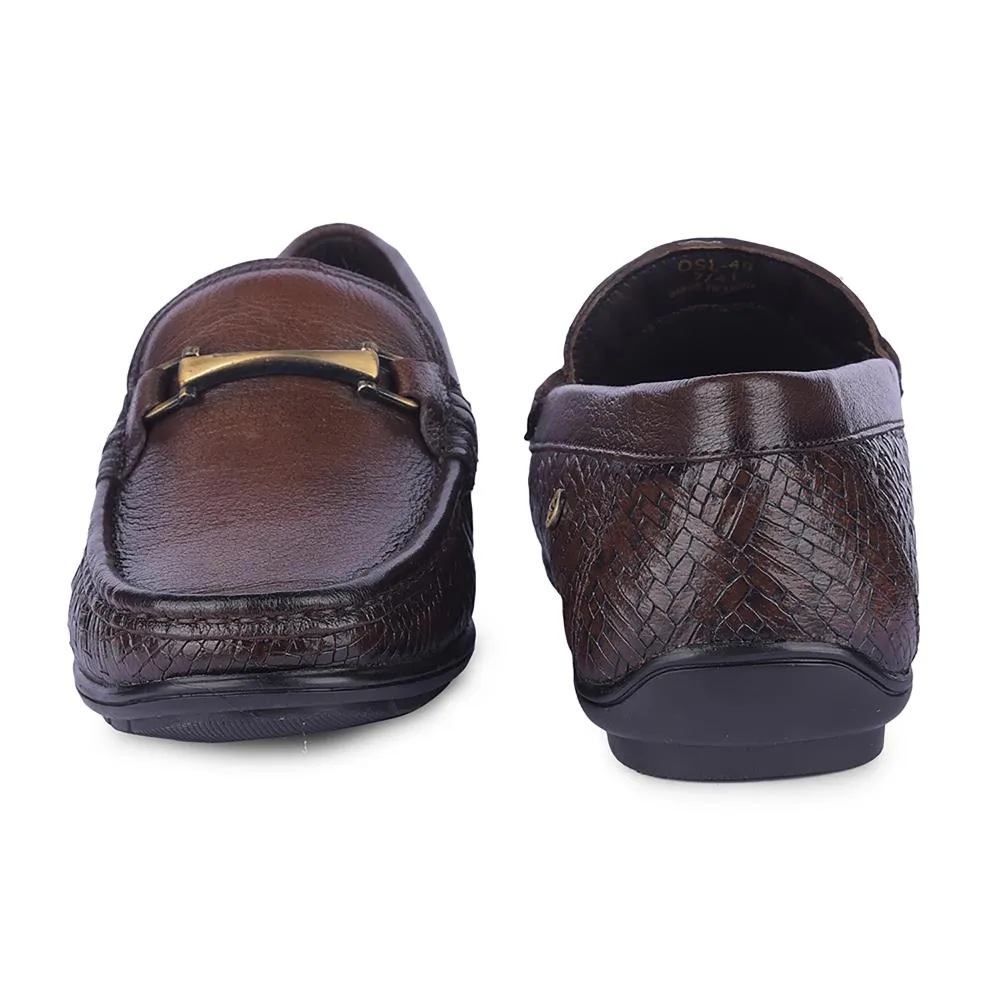 Grab Go Tailored Fit Healers By Liberty Mens OSL-49 Brown Formal Loafers