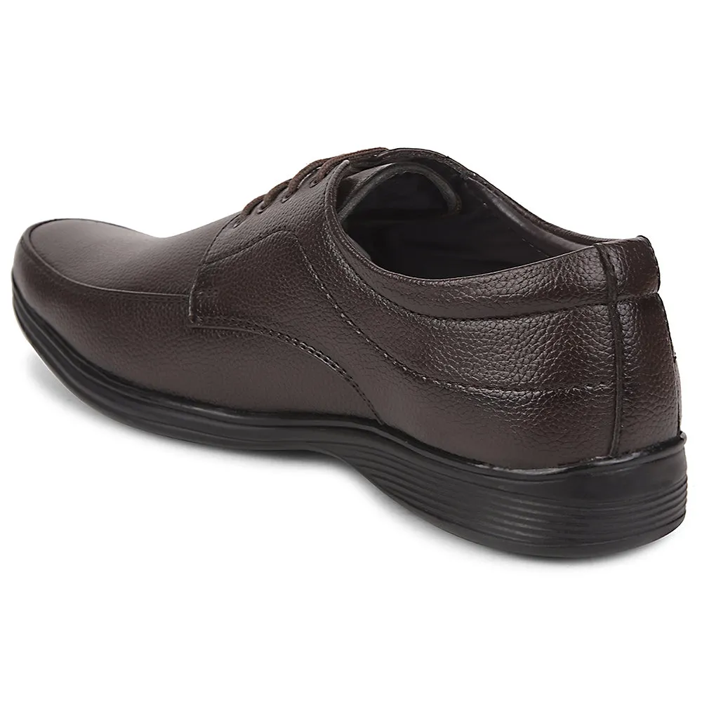 Fortune Brown Formal Lacing Derby Shoes For Men R573-05 By Liberty Bold Move