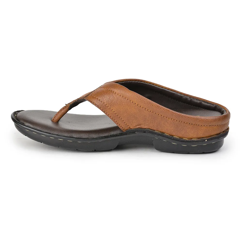 Gift Easy Coolers Tan Casual Slippers For Men AVN-08 By Liberty