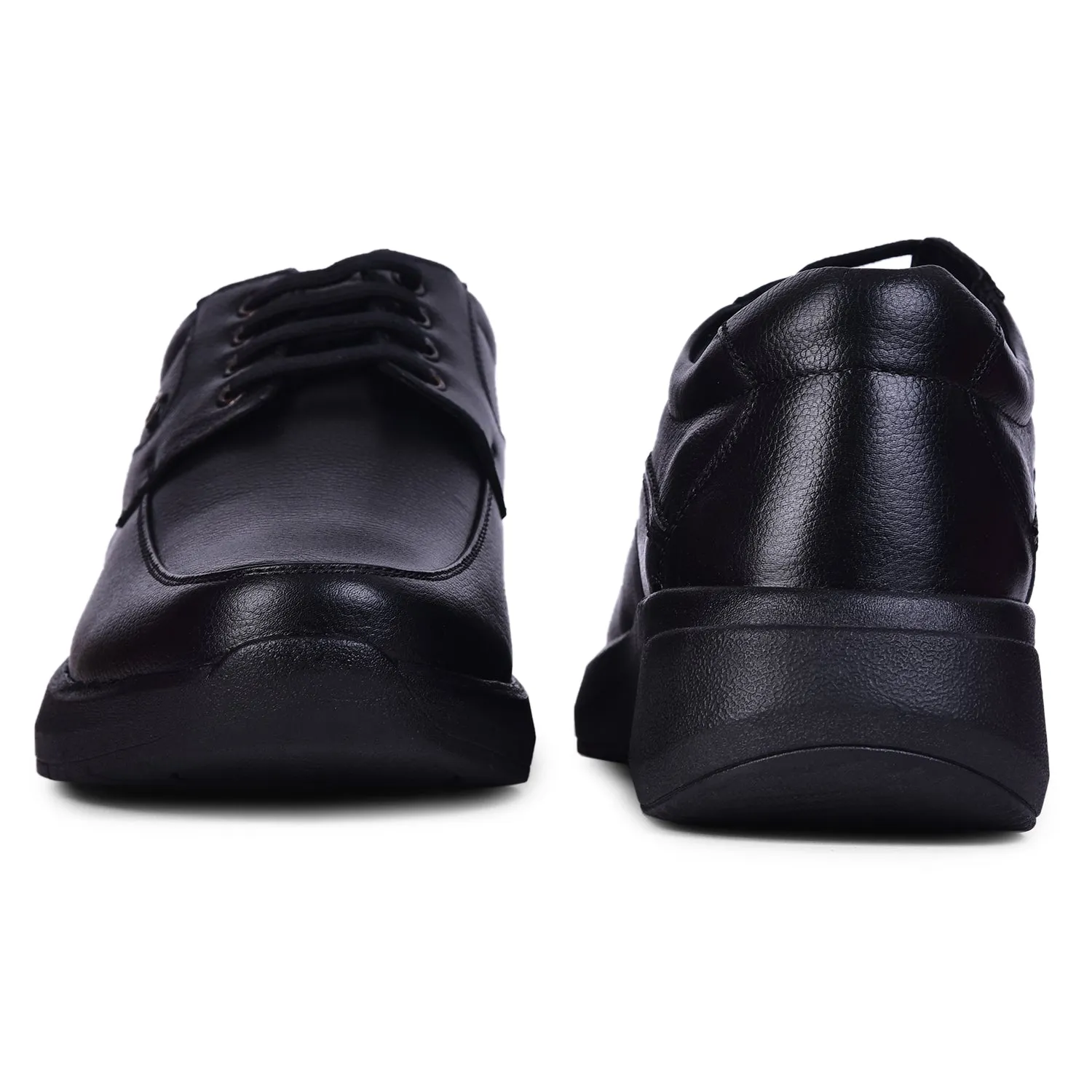 Top Edge perfect size Healers Black Formal Mocassin Shoes For Men E823-03 By Liberty