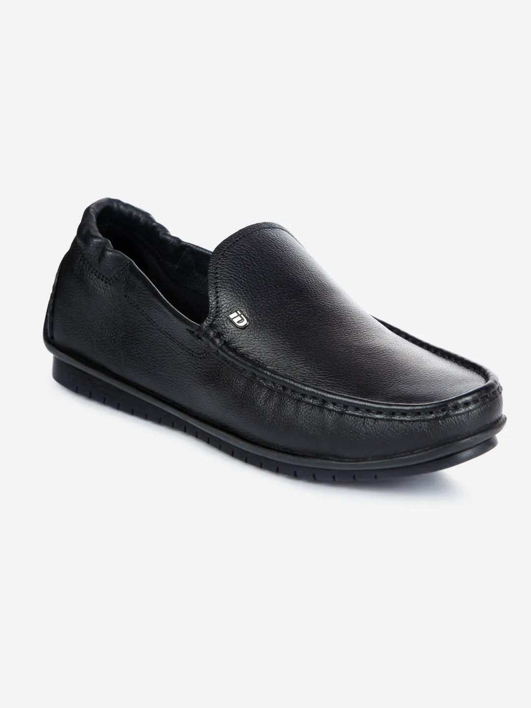 Heart Glow Men's Black Comfort Fit Casual Loafer (ID1112)