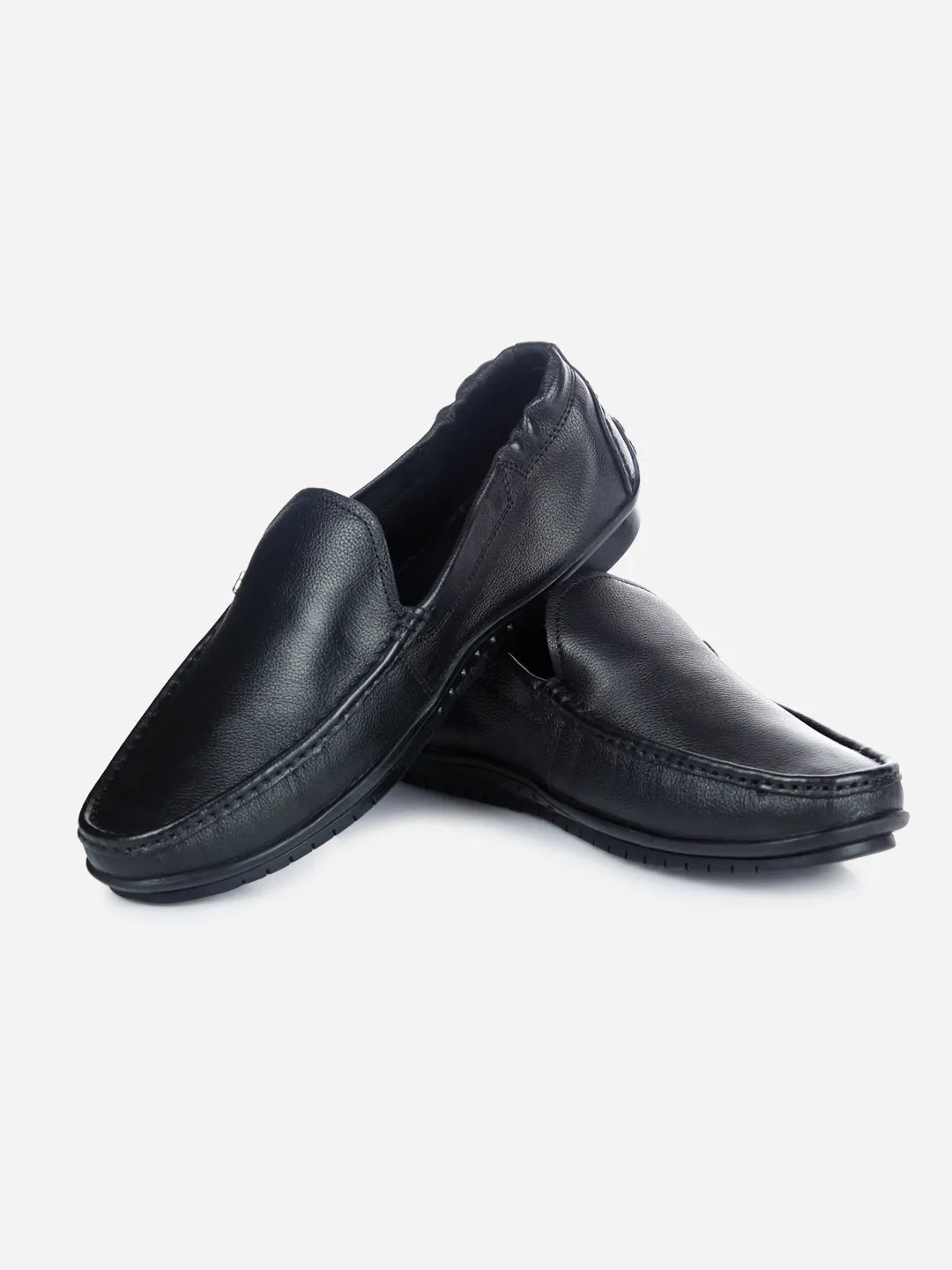 Deep Shade Men's Black Comfort Fit Casual Loafer (ID1112)