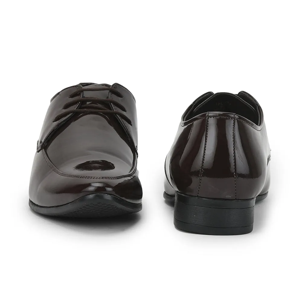 Stand Tall Perfect Match Fortune Lacing Brown Formal Shoes For Men JPL-242 By Liberty