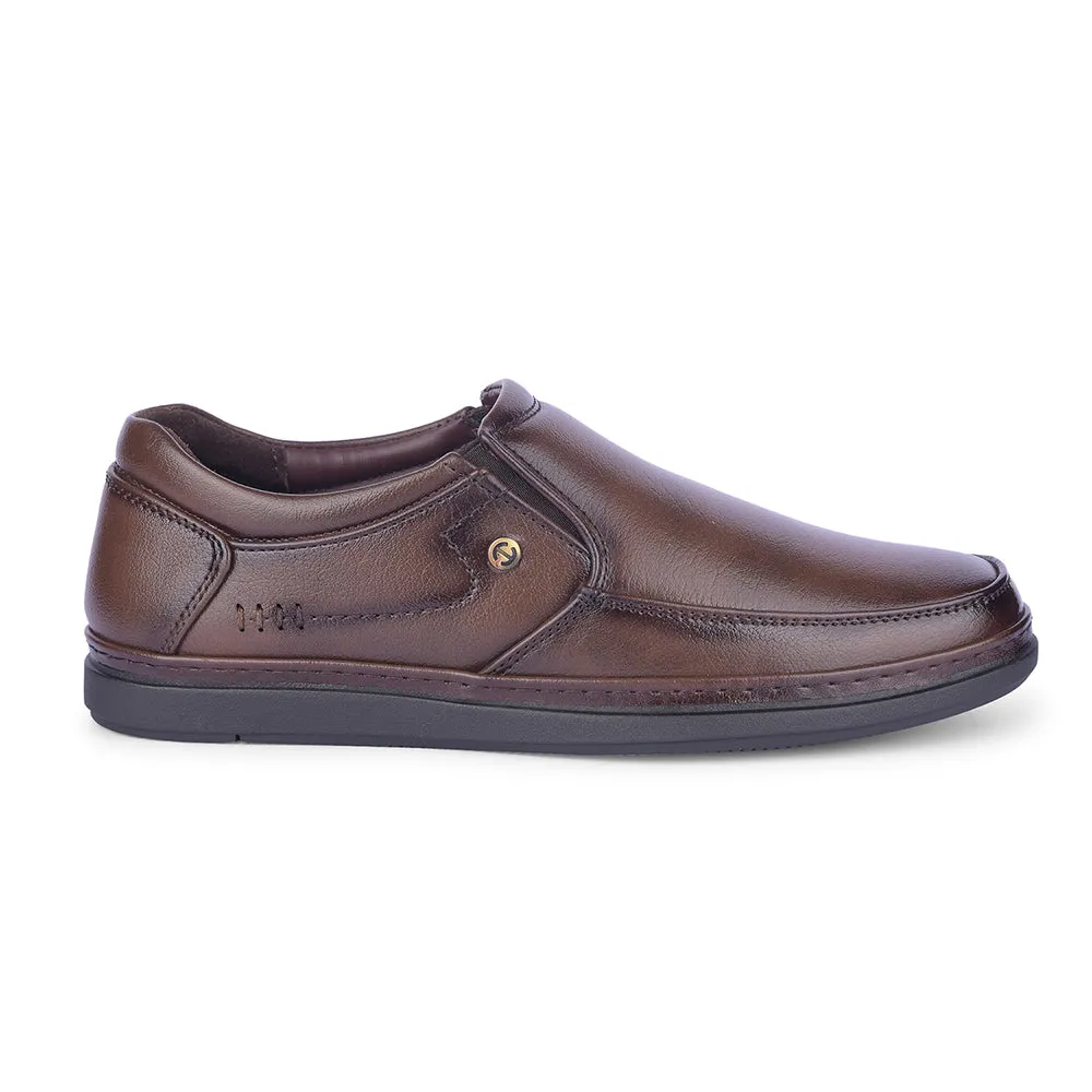 Gloss Cover Healers By Liberty Mens ERL-16 Brown Formal Non Lacing Shoes