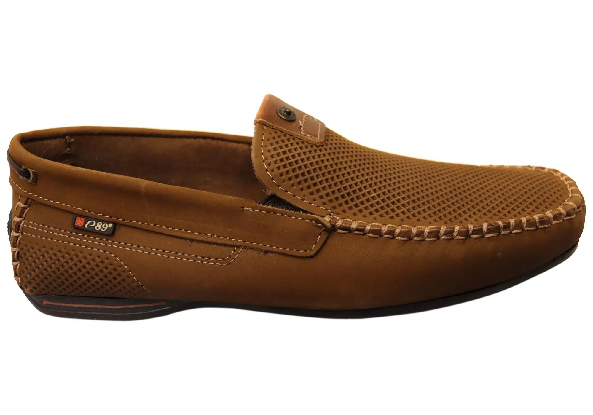 Quick Transition Freedom Steps Pegada Collie Mens Comfortable Leather Loafers Shoes Made In Brazil