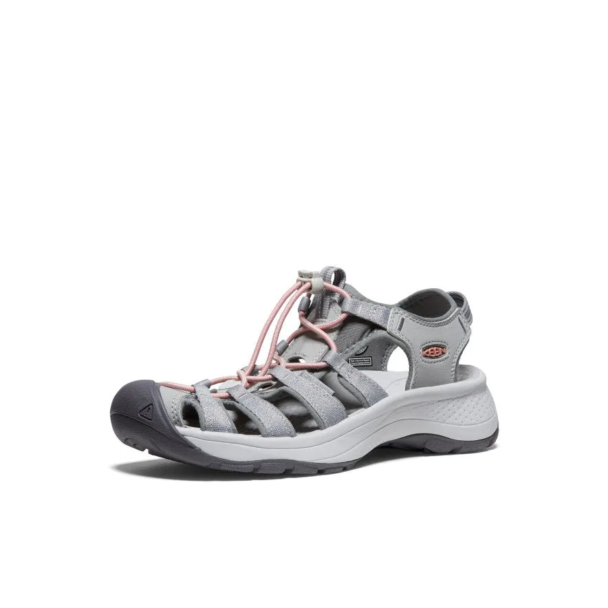 High Top Fast Lifestyle Women's Astoria West Sandal  |  Grey/Coral