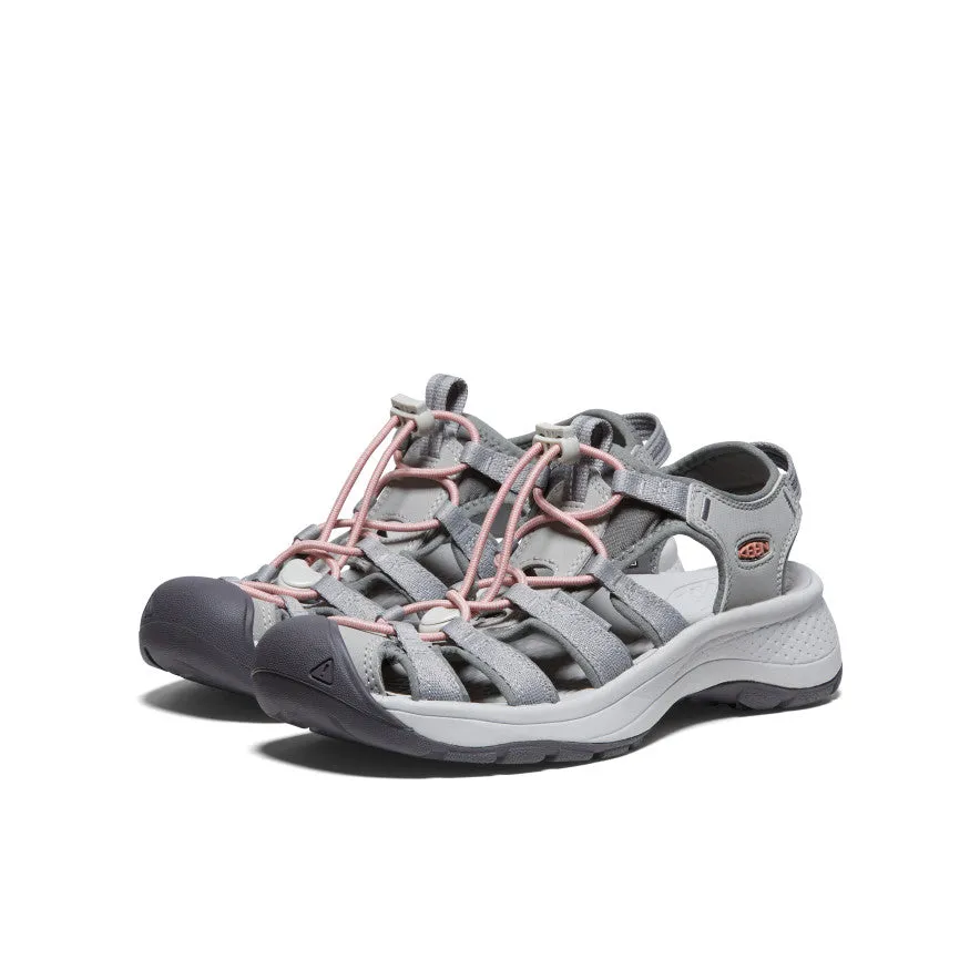 Push Forward Women's Astoria West Sandal  |  Grey/Coral