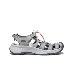 Women's Astoria West Sandal  |  Grey/Coral Casual Ease