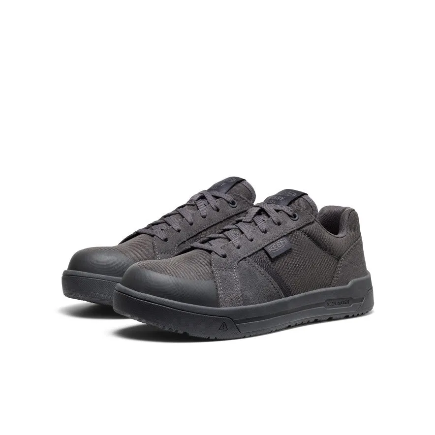 Anti   Stain Men's Kenton ESD Work Shoe (Carbon Toe)  |  Magnet/Steel Grey