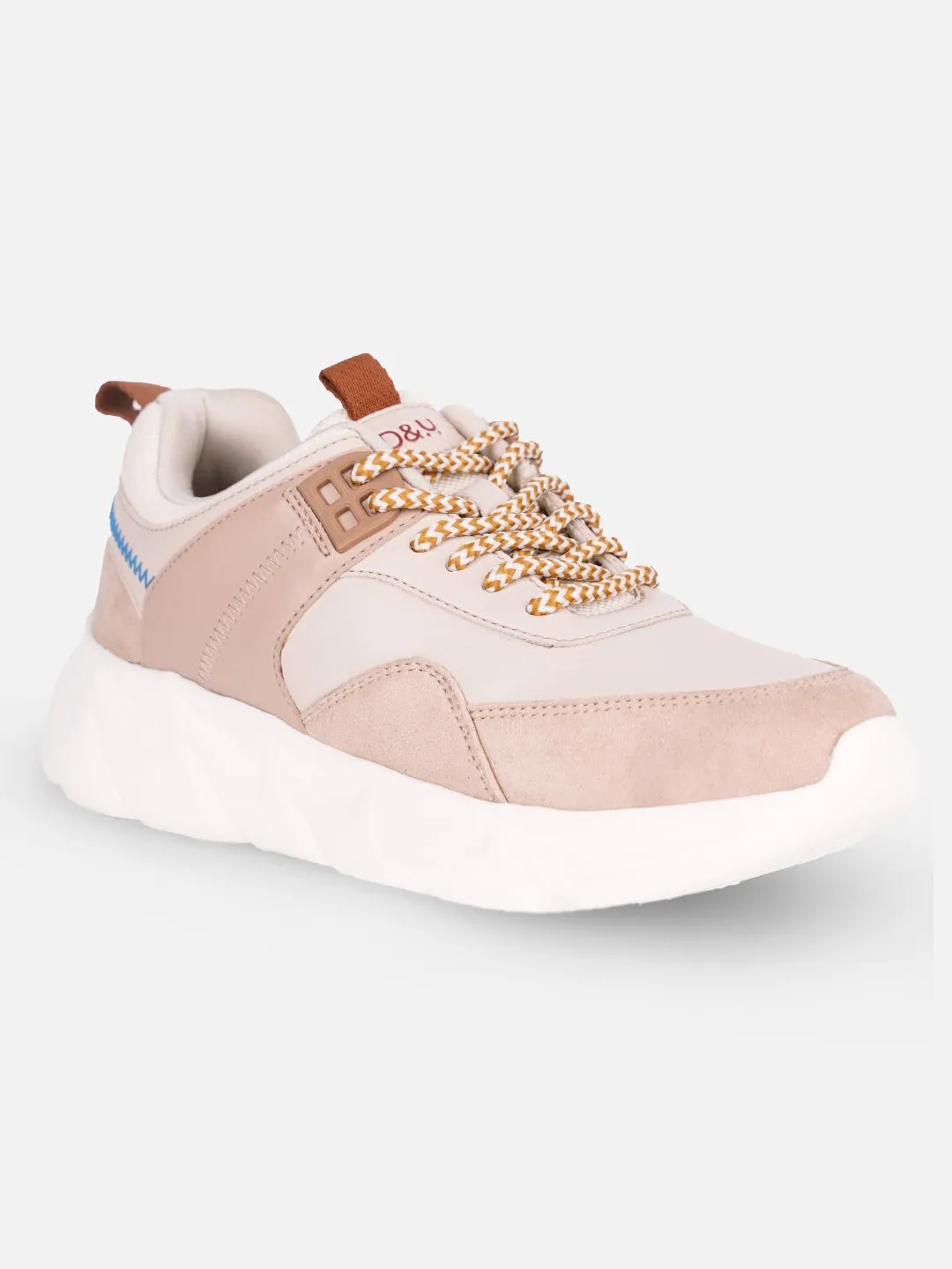 Torsion Control Plate Women's Nude Cream All Seasons Wearing Sneakers (IU1005)