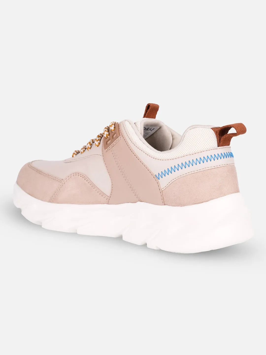 Core Comfort TPU Reinforcement Women's Nude Cream All Seasons Wearing Sneakers (IU1005)