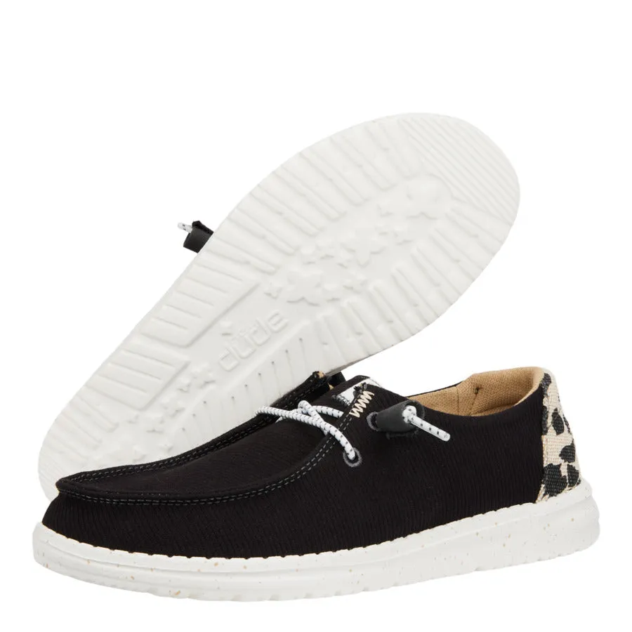 Wendy Leopard - Black/Leopard Earth Base