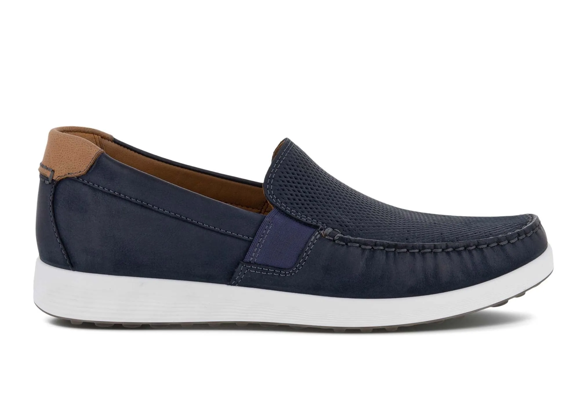 Guard Hike ECCO Mens S Lite Moc Comfortable Leather Casual Loafers Shoes