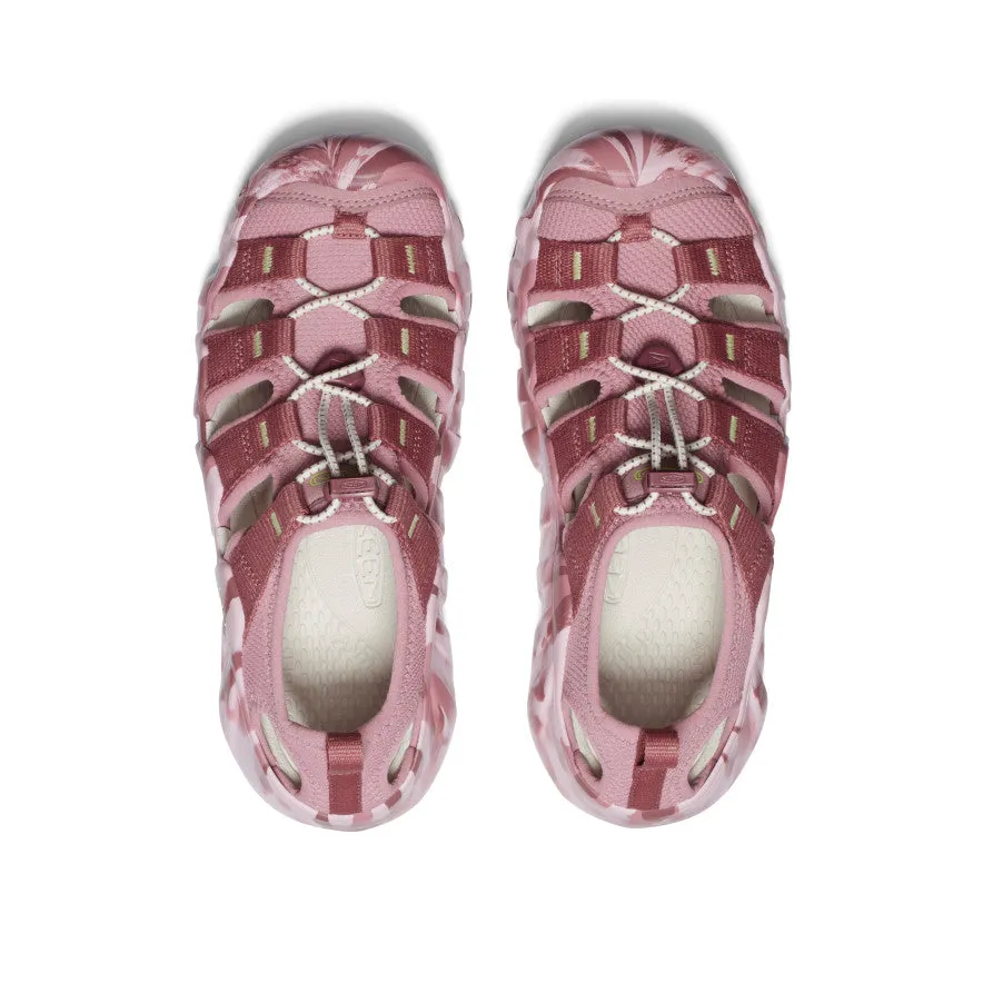Wear Anytime Heavy Use Women's Hyperport H2 Sandal  |  Nostalgia Rose/Daiquiri Green